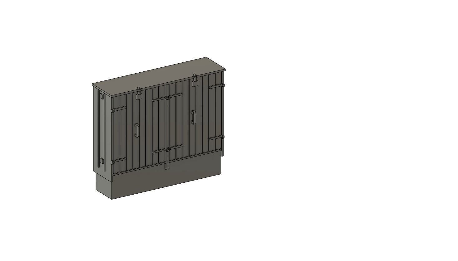 SIG-0002 Signal box set for electric control H0-scale 16 items 3D print model_14