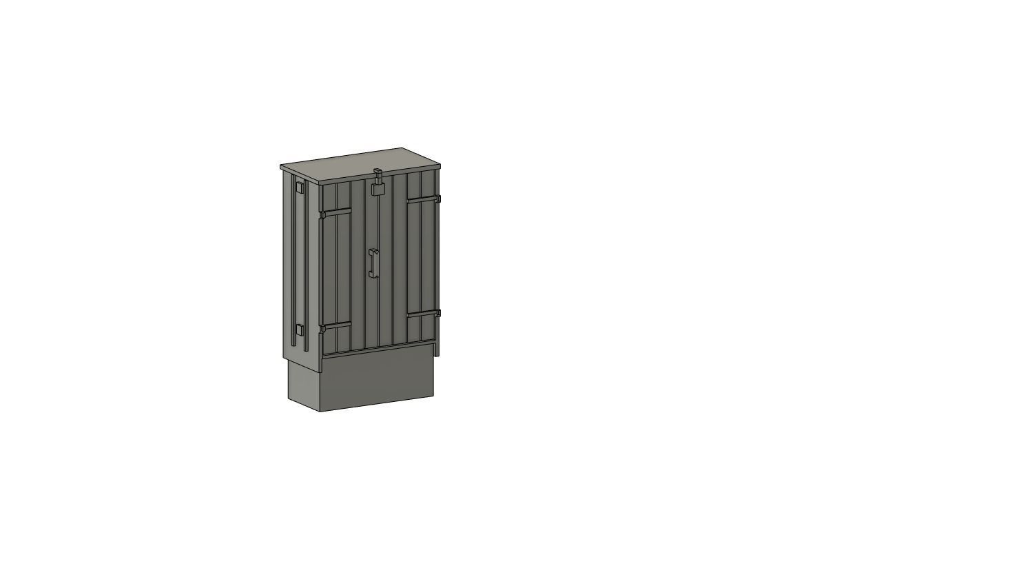 SIG-0002 Signal box set for electric control H0-scale 16 items 3D print model_13