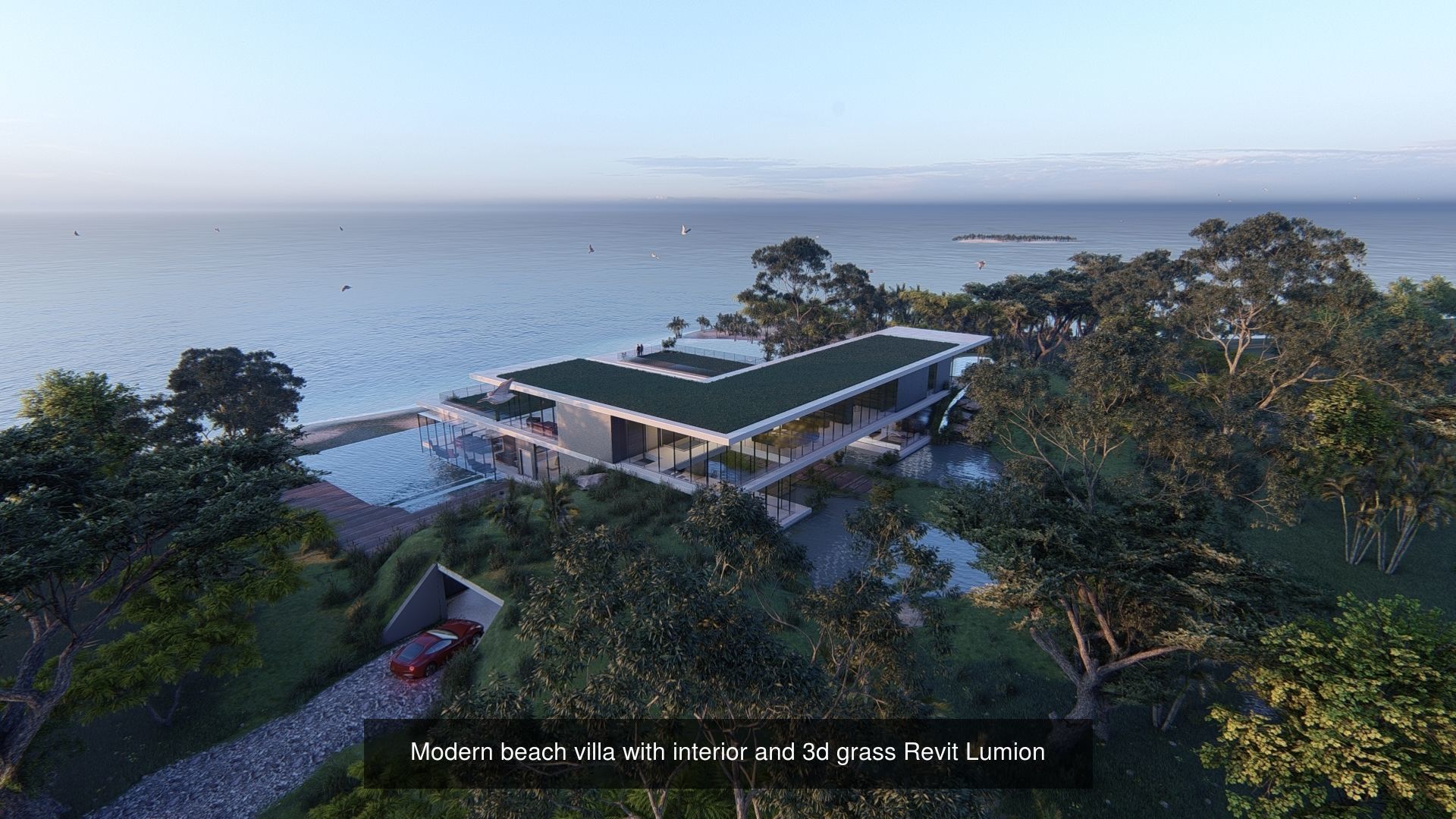 The ultimate OFFER beach houses value pack Modern Organic Archi 3D Model Collection_4