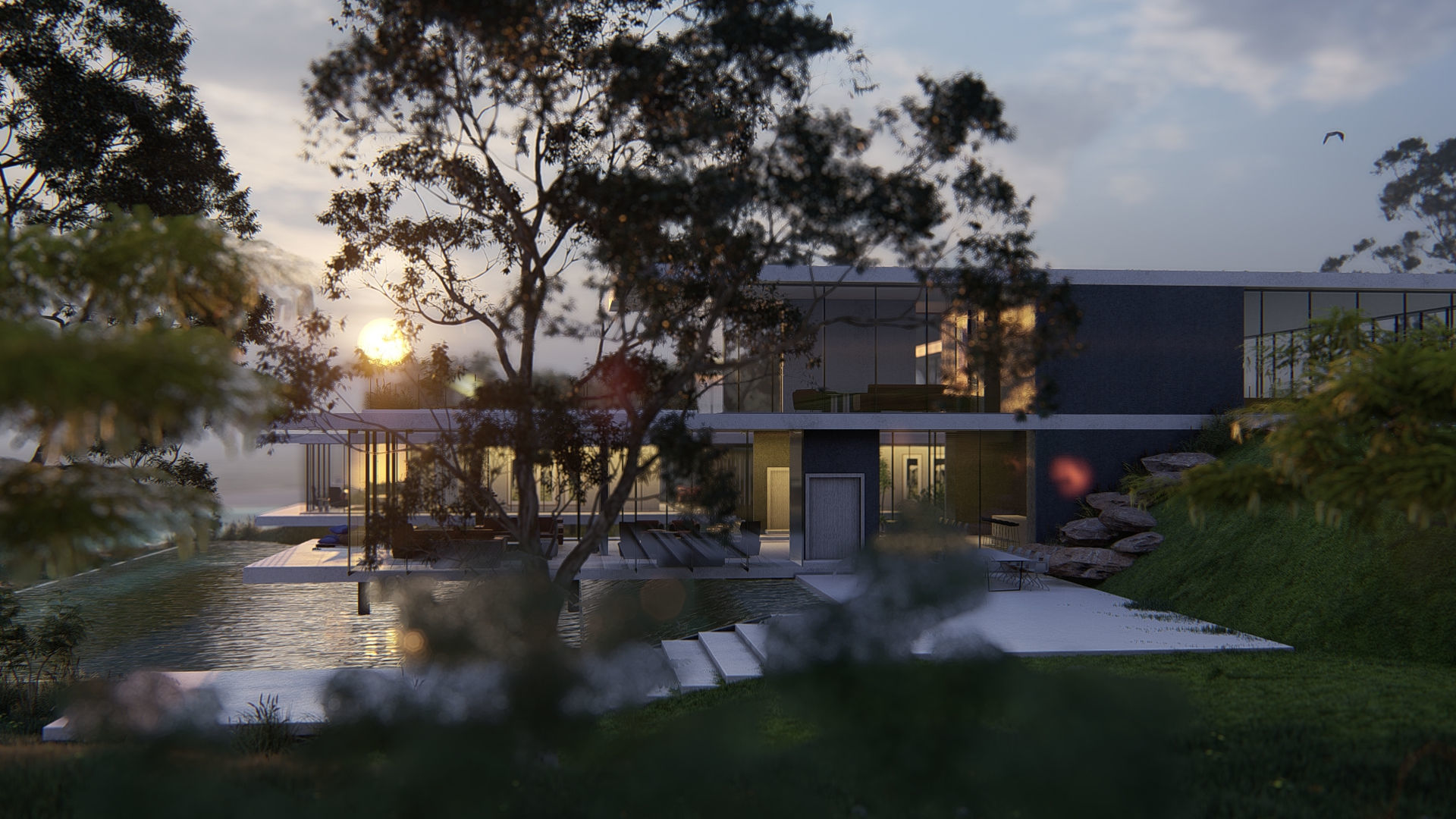 The ultimate OFFER beach houses value pack Modern Organic Archi 3D Model Collection_18