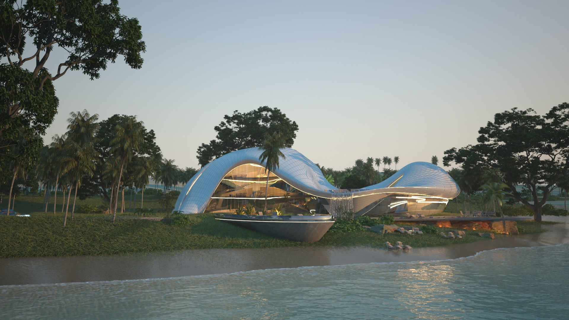 The ultimate OFFER beach houses value pack Modern Organic Archi 3D Model Collection_19