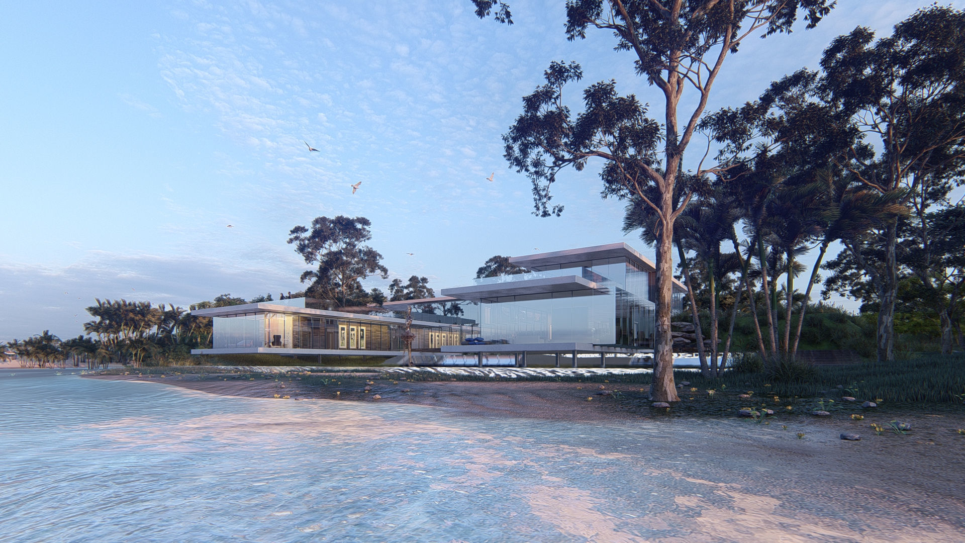 The ultimate OFFER beach houses value pack Modern Organic Archi 3D Model Collection_15