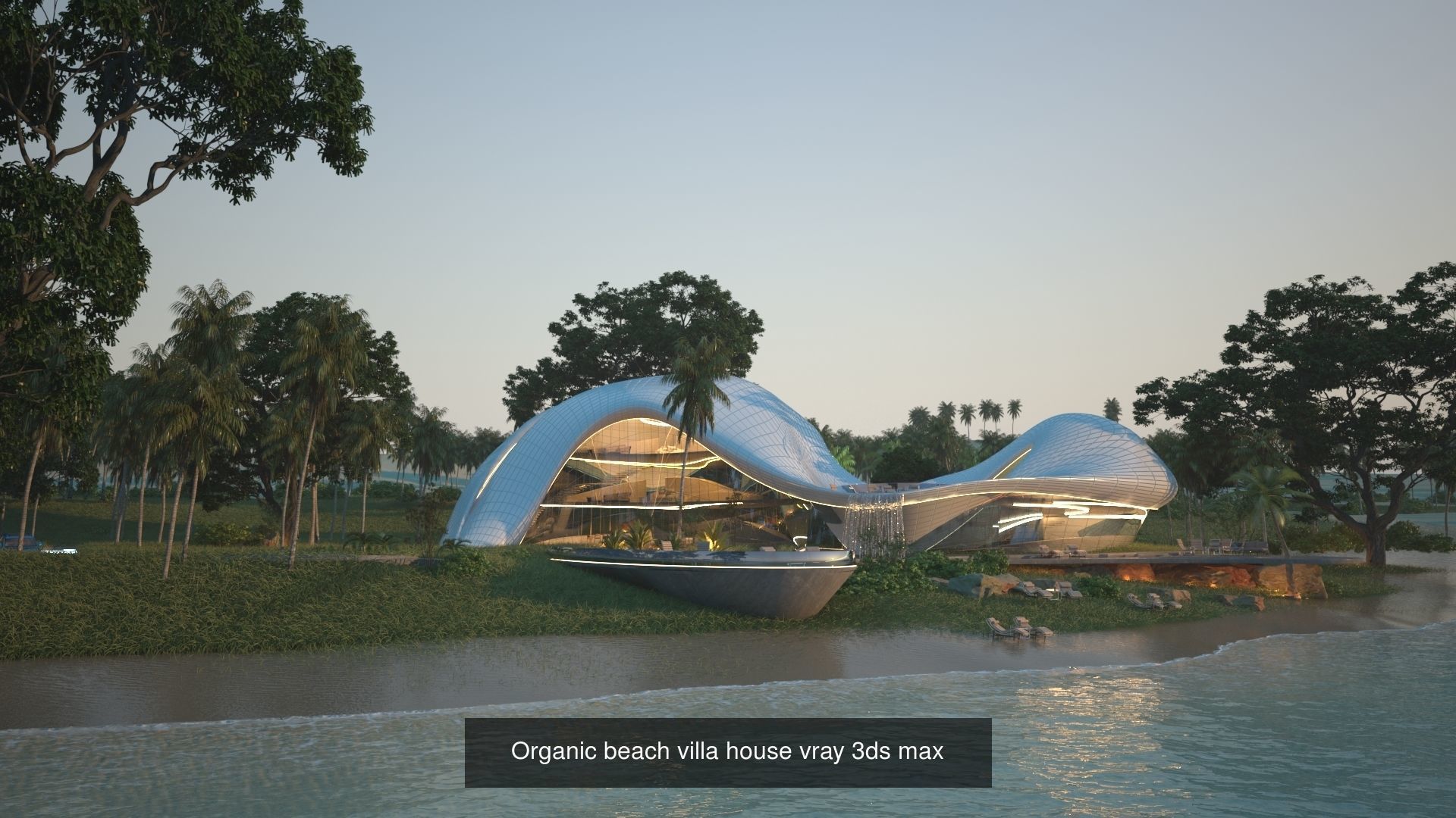 The ultimate OFFER beach houses value pack Modern Organic Archi 3D Model Collection_5