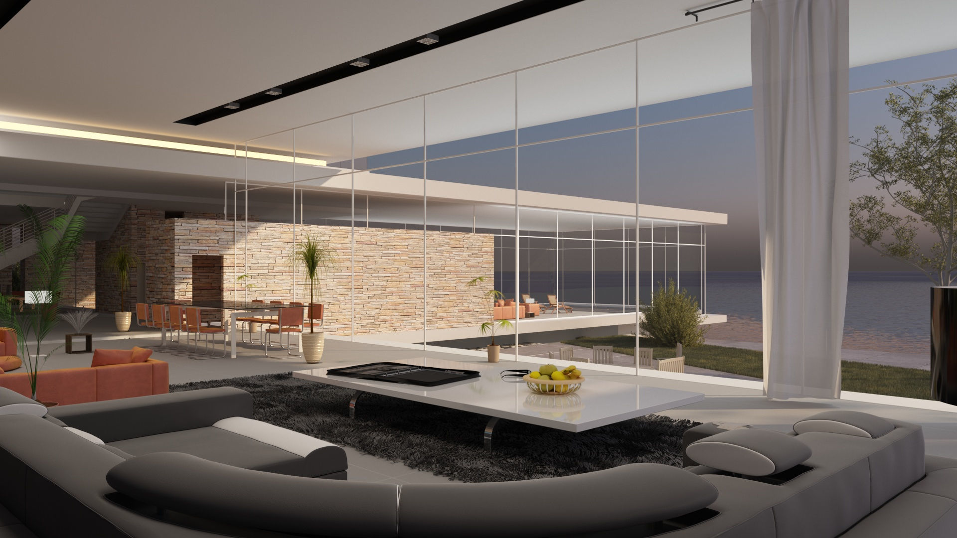 The ultimate OFFER beach houses value pack Modern Organic Archi 3D Model Collection_9