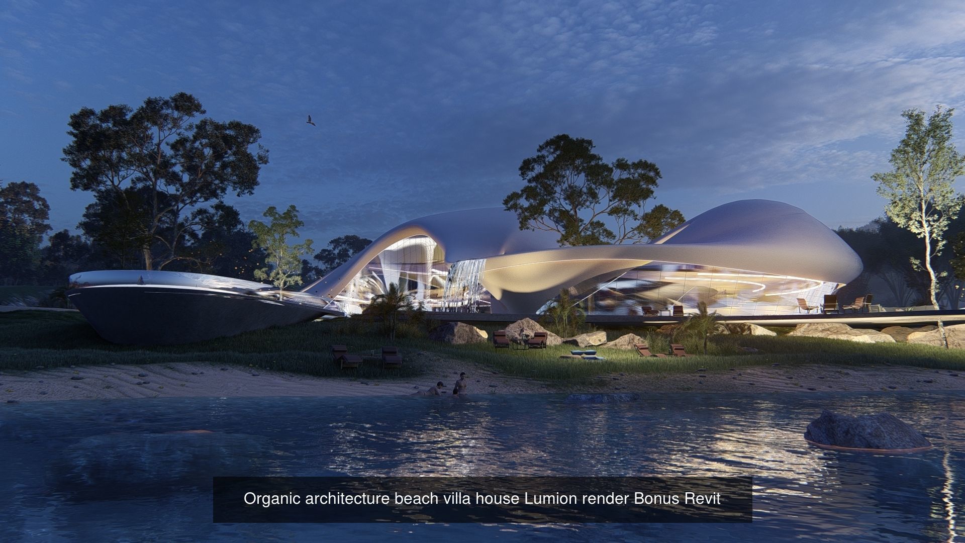 The ultimate OFFER beach houses value pack Modern Organic Archi 3D Model Collection_6