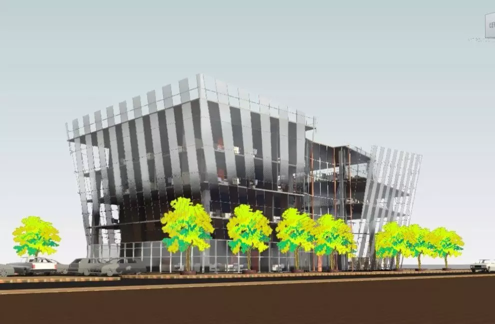 CULTURAL CENTER -compelete revit project -P5 3D model_0