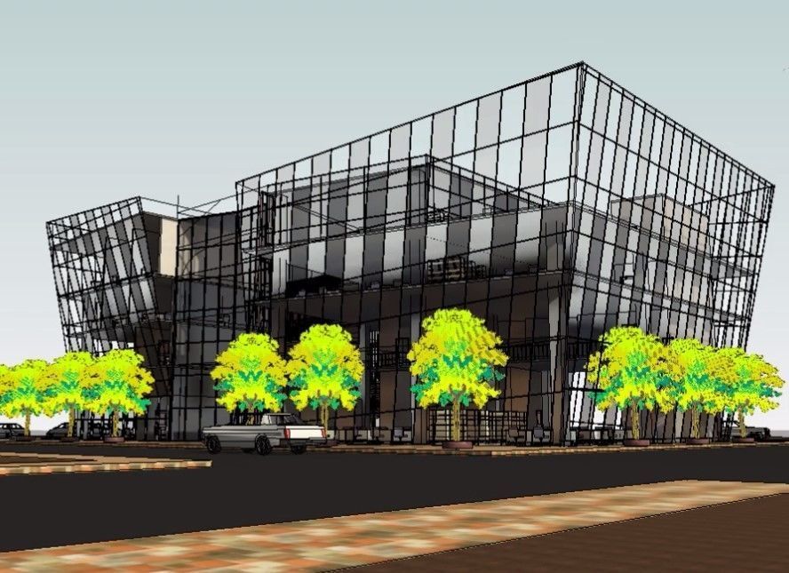 CULTURAL CENTER -compelete revit project -P5 3D model_4