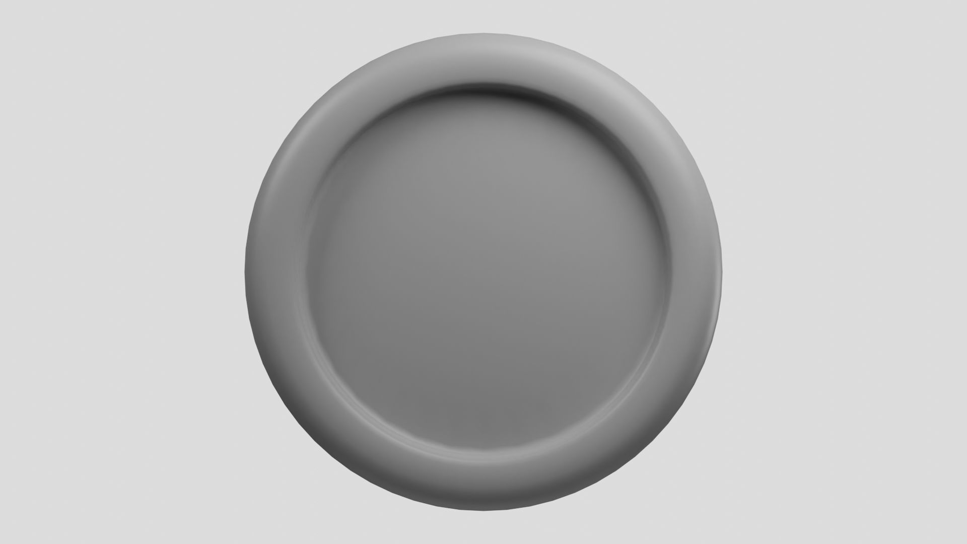 Ethereum or ETH Silver crypto coin with cartoon style 3D model_3