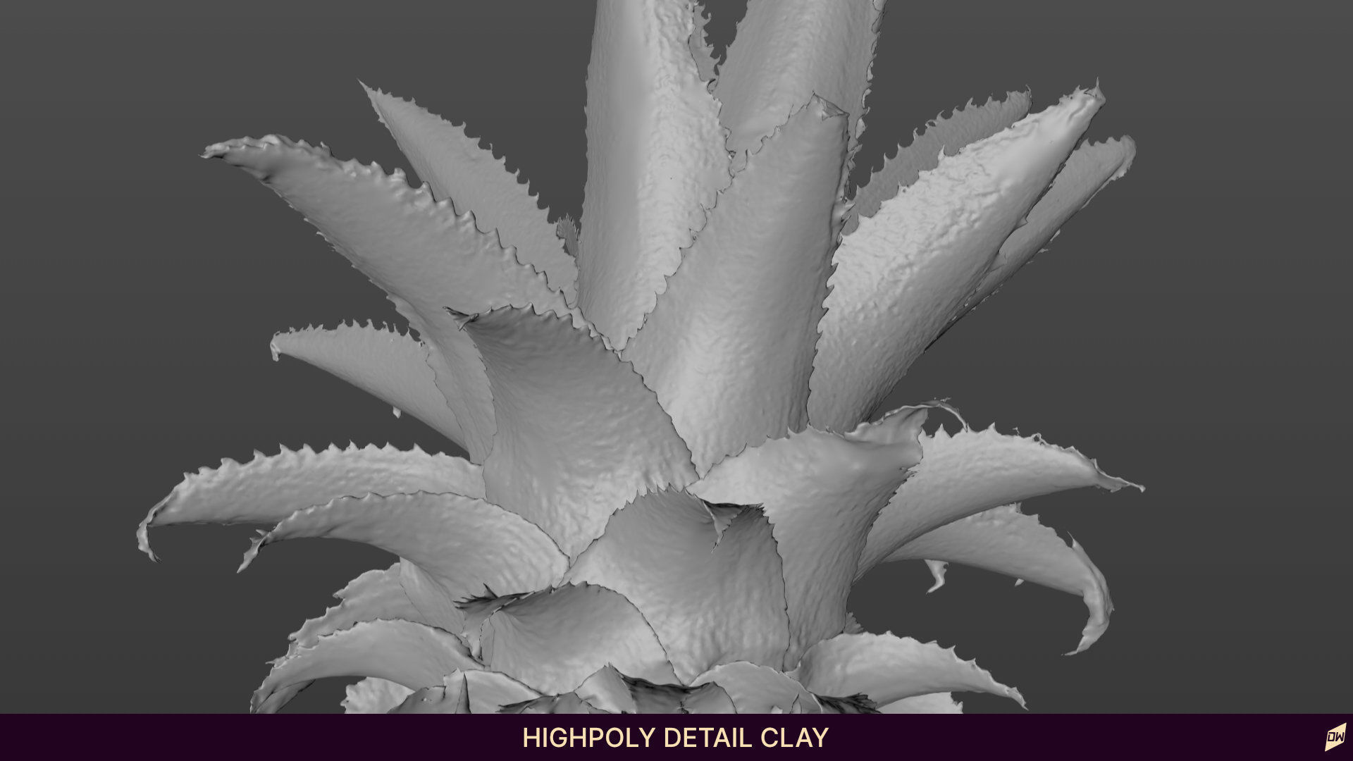 Baby Mini Pineapple 3D model_10