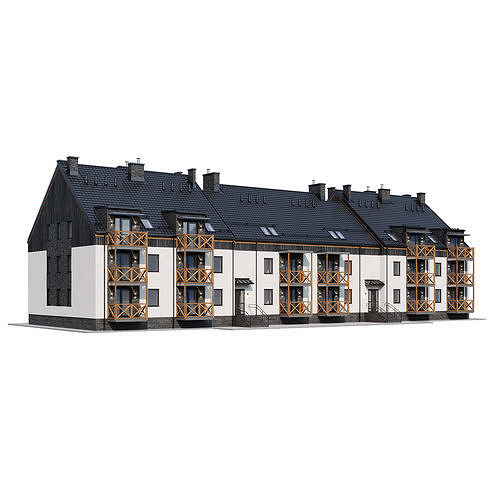 Apartment house 5 3D model 6