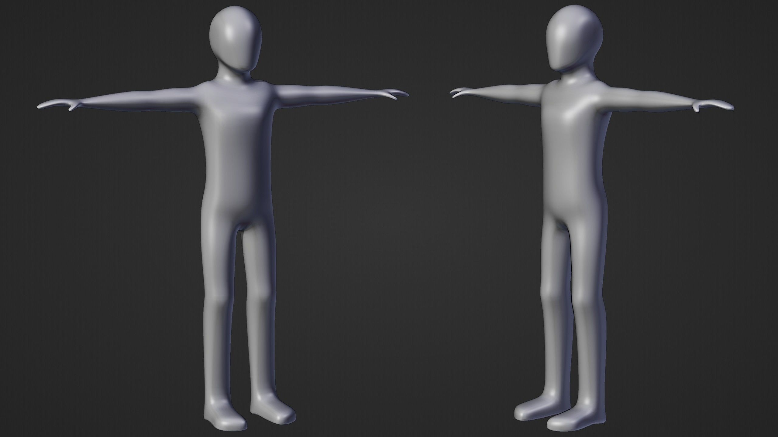 Basic Rigged 3d Character-Blender 3D model_5