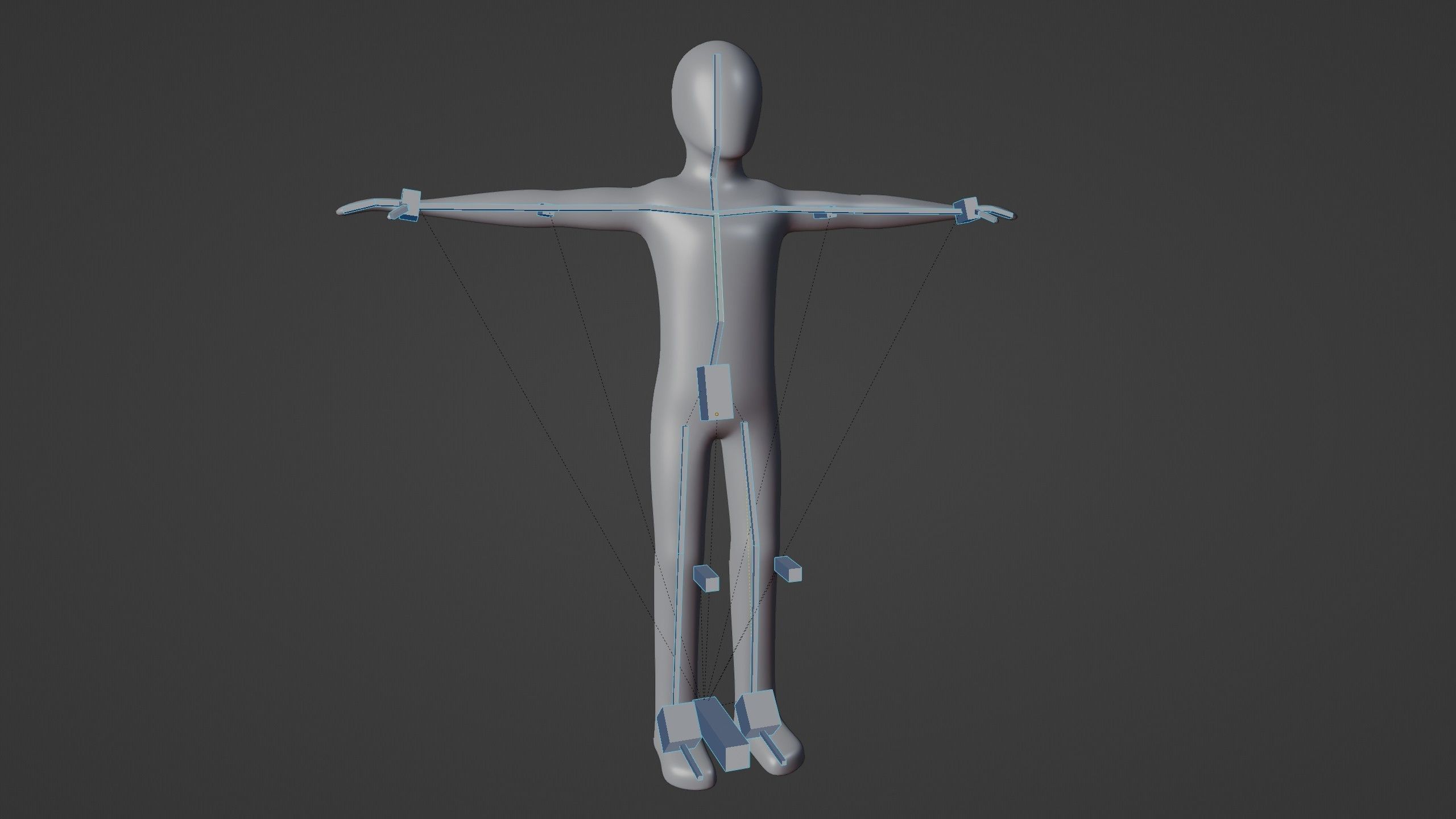 Basic Rigged 3d Character-Blender 3D model_3
