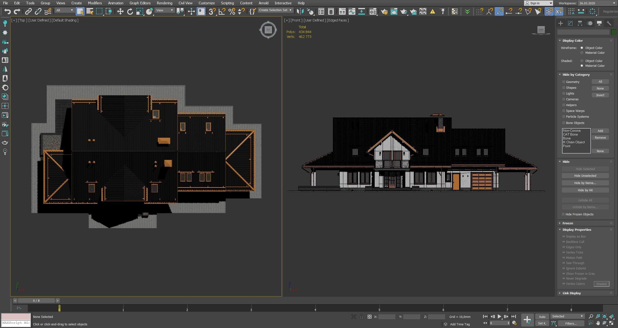 Privat house 4 with Blender file 3D model_22