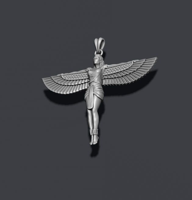 New Isis pendant 3D print model_2