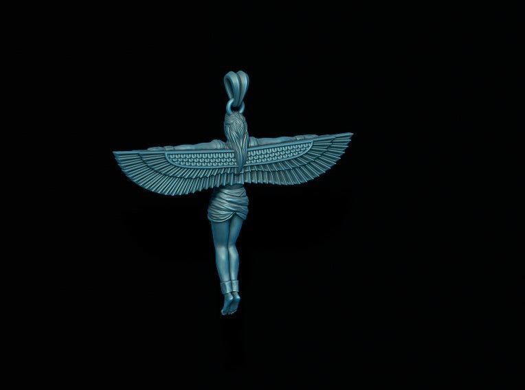 New Isis pendant 3D print model_5