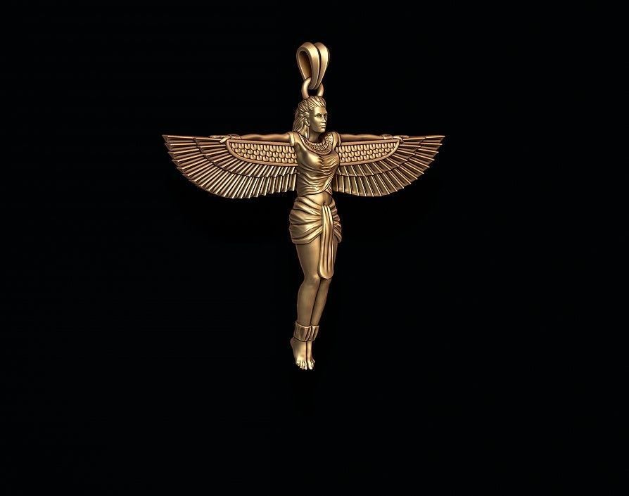 New Isis pendant 3D print model_1