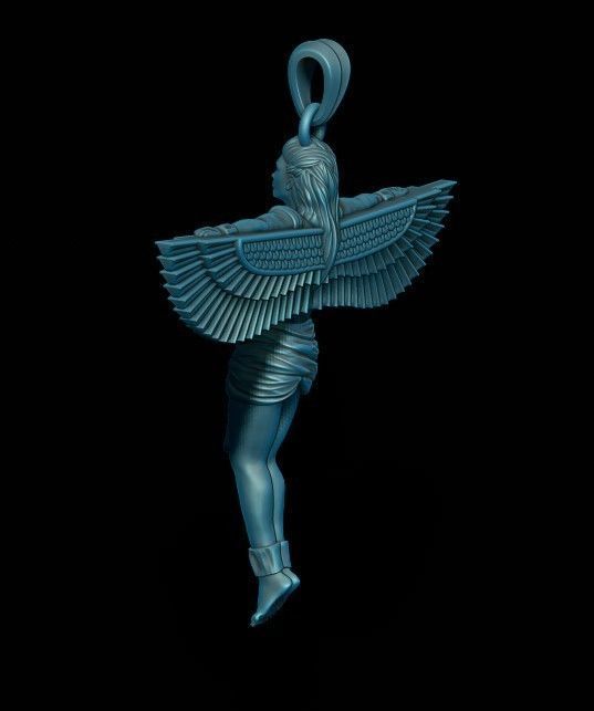 New Isis pendant 3D print model_7