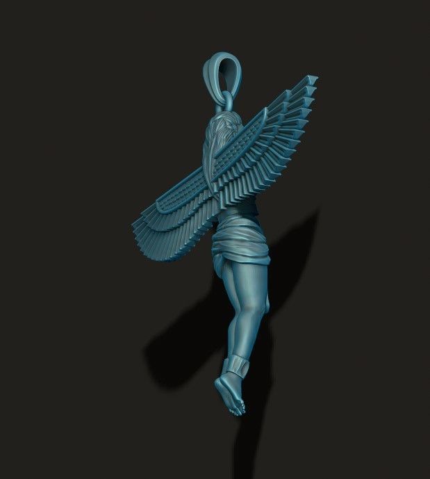 New Isis pendant 3D print model_6