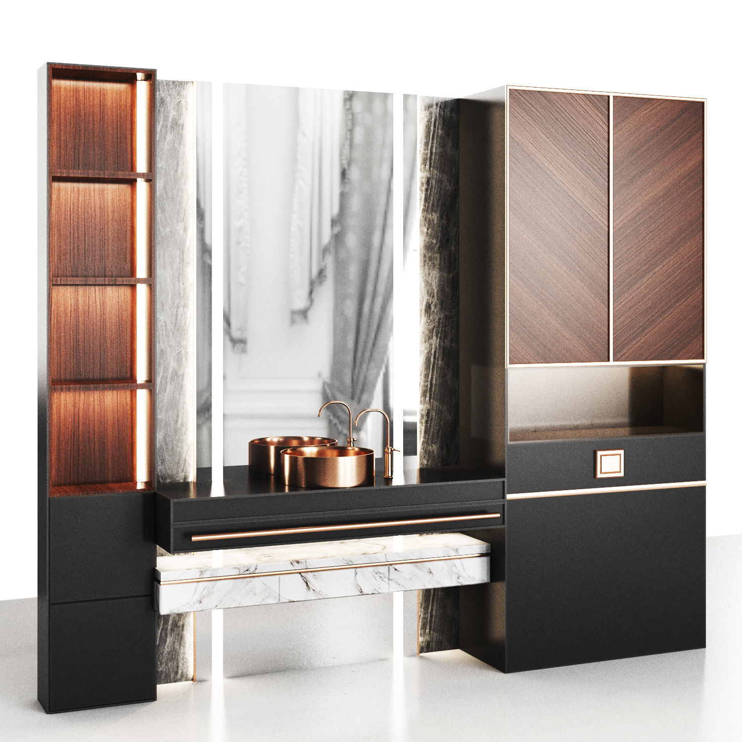 Bathroom furniture03 3D model_2