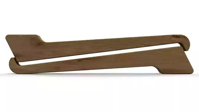 Notebook stand 3D model
