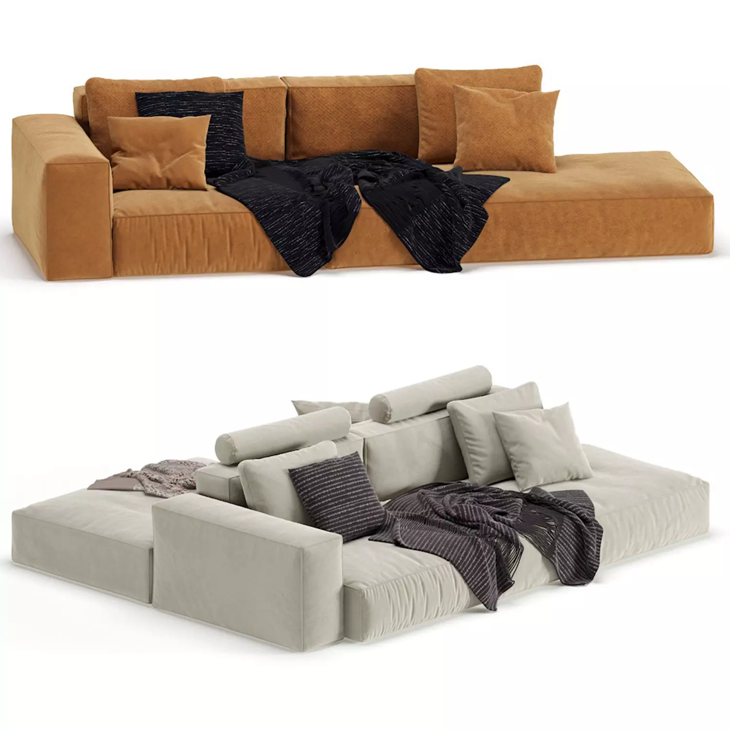 Boca Navi Modular Sofa 3D model