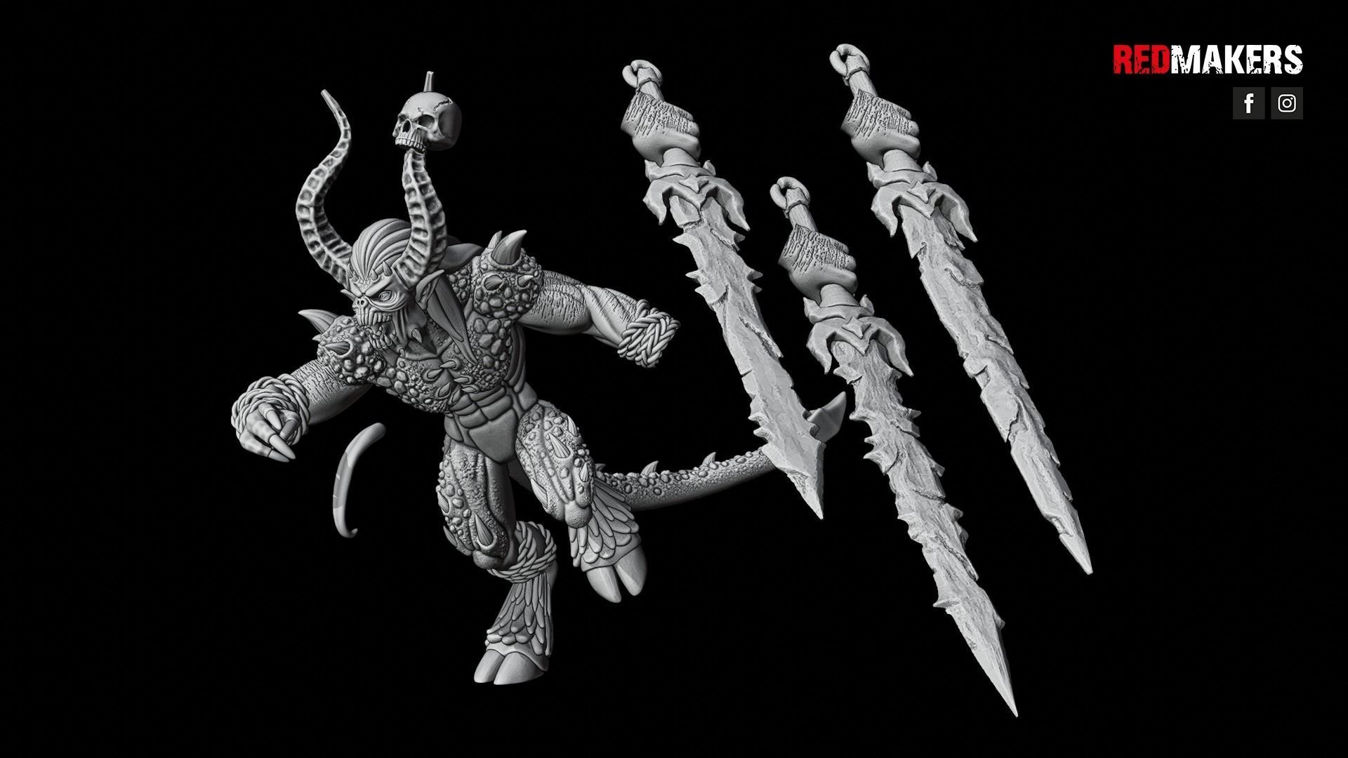 Bloodthirsty - Demons 3D print model_36