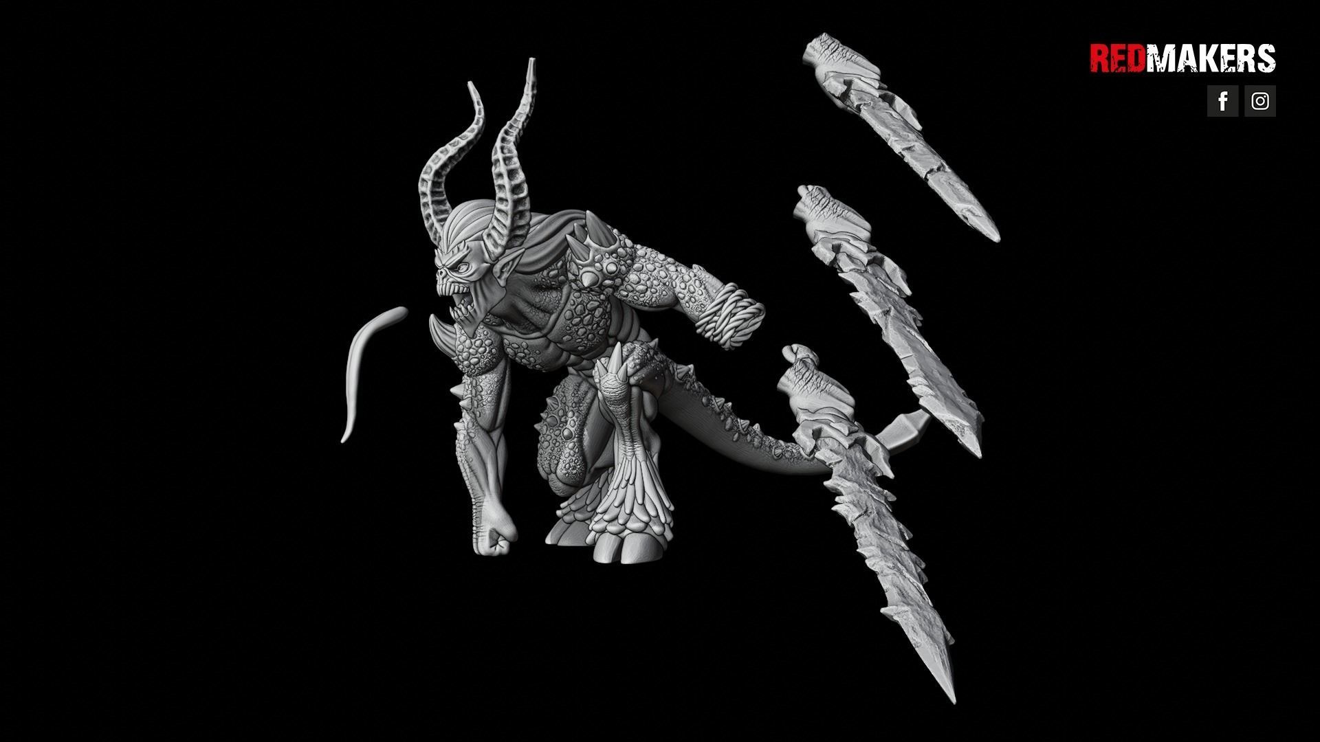 Bloodthirsty - Demons 3D print model_30