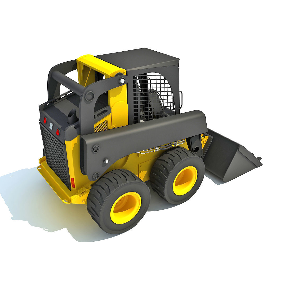 Skid Steer Loader 3D model_3