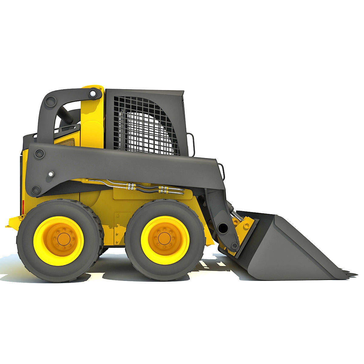 Skid Steer Loader 3D model_1