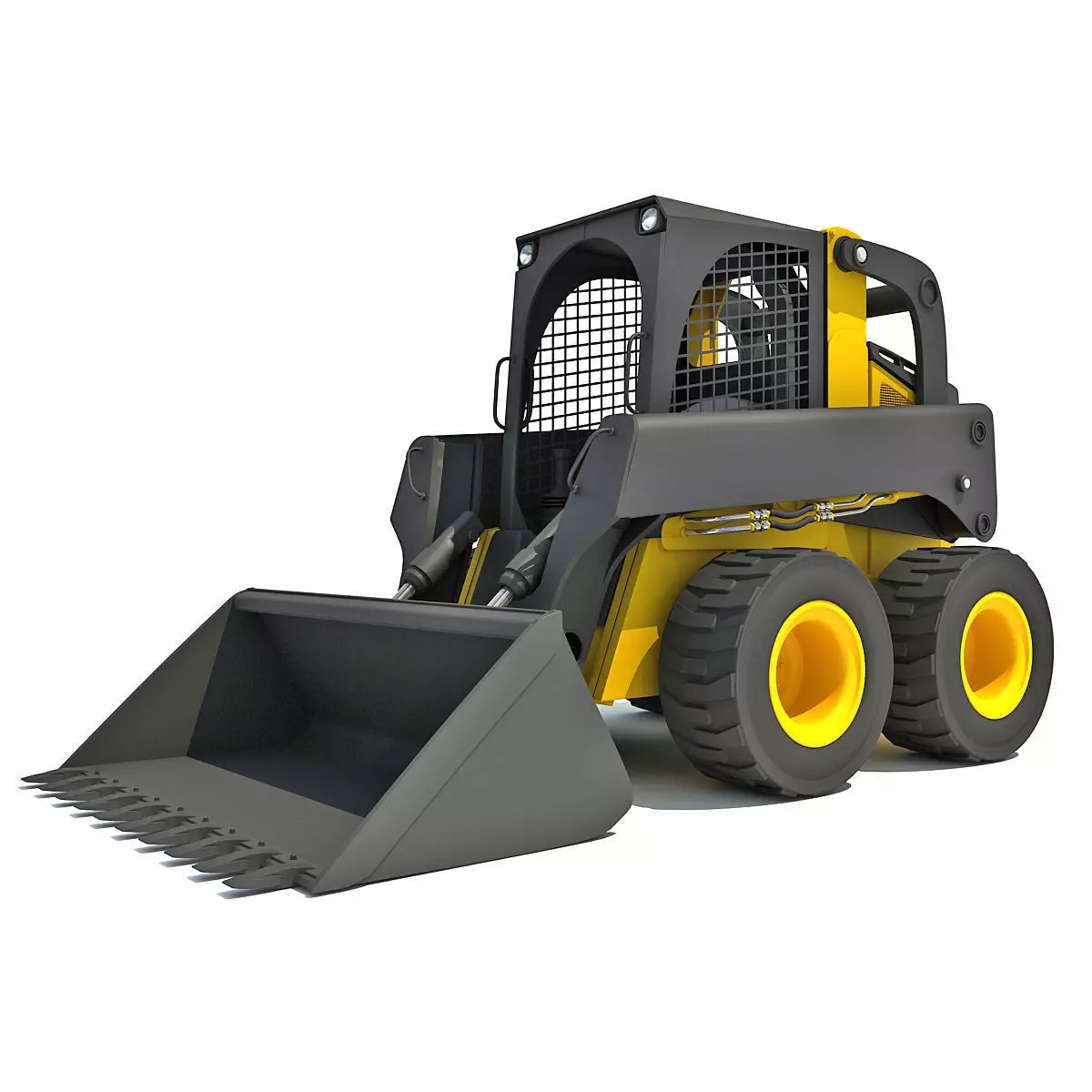 Skid Steer Loader 3D model_0