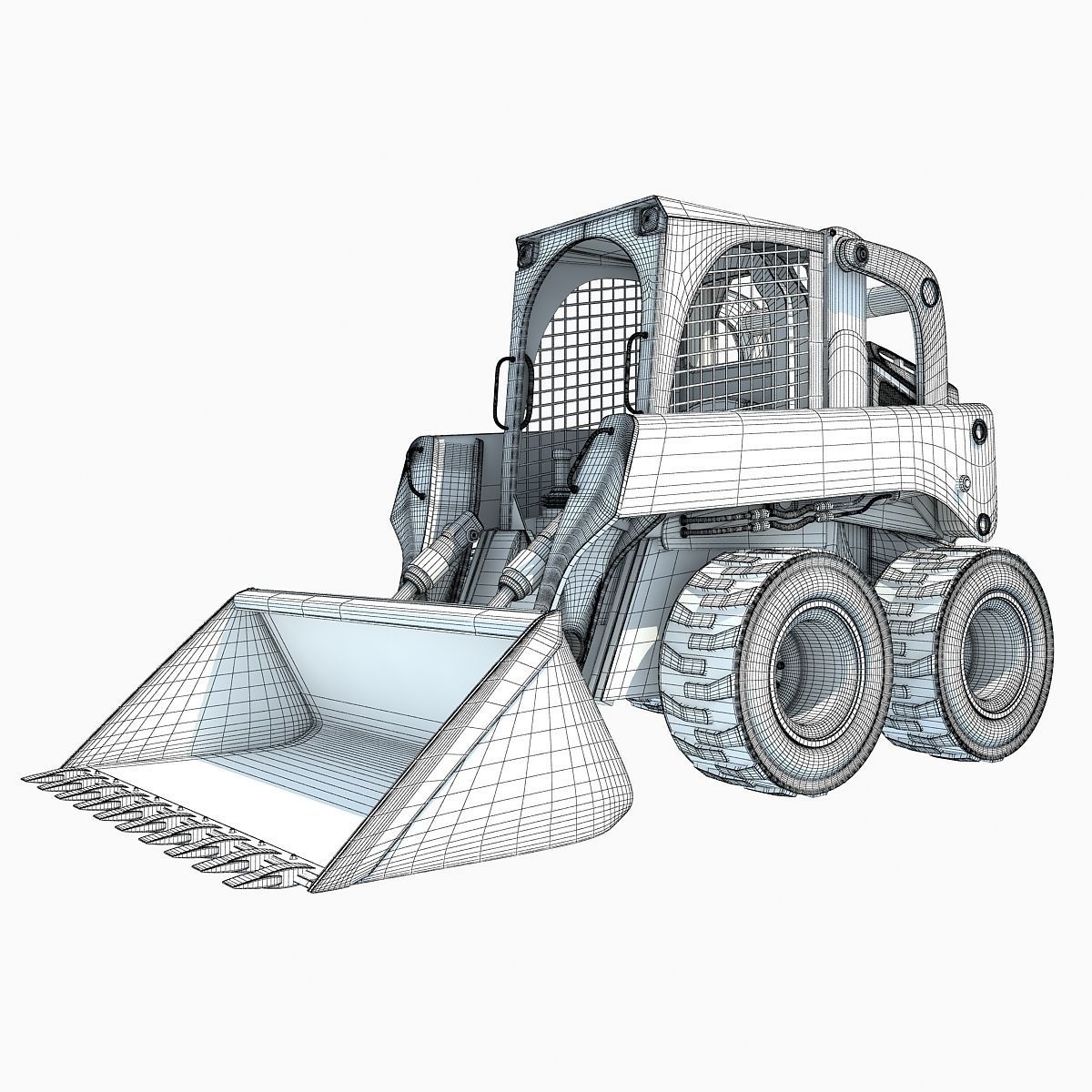 Skid Steer Loader 3D model_12