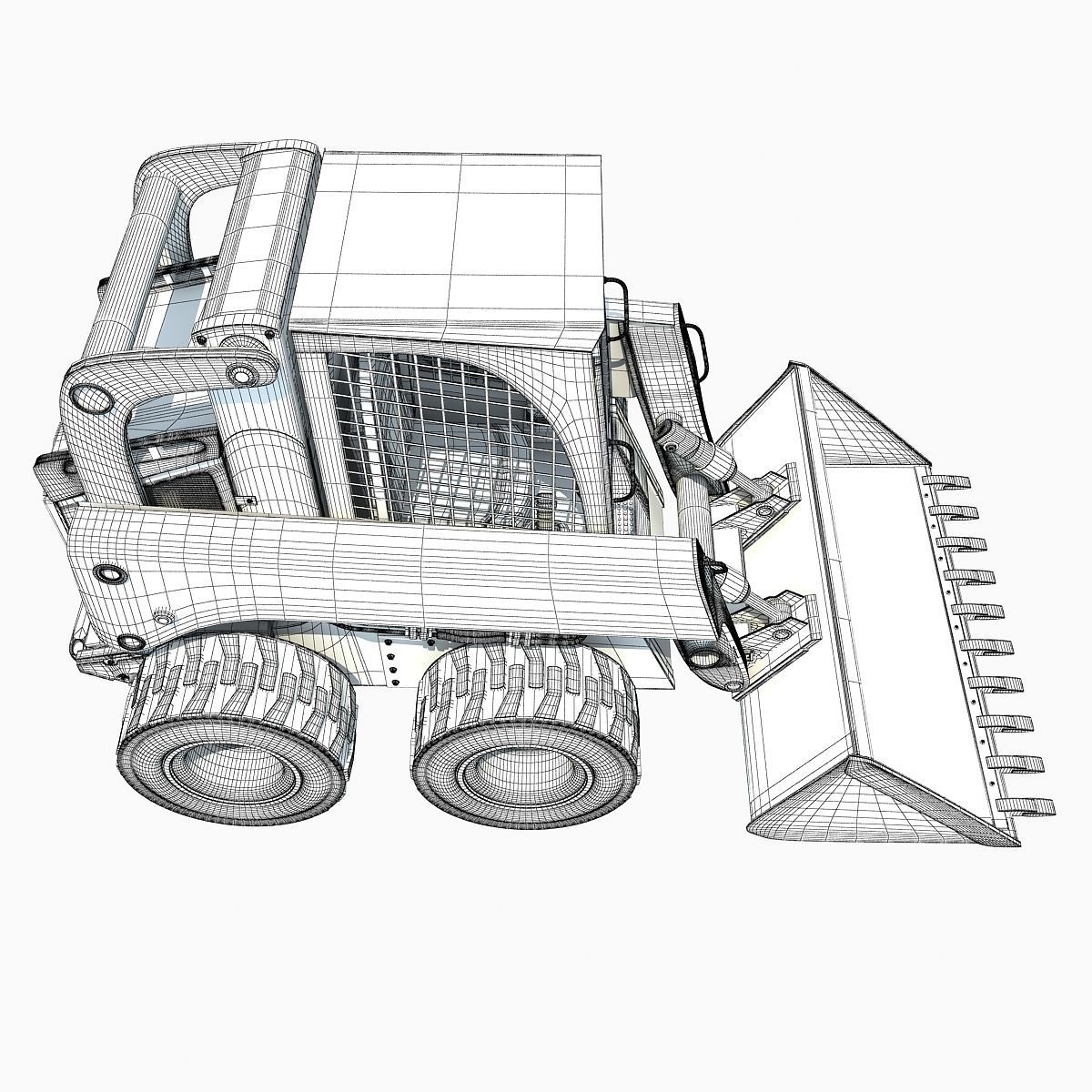 Skid Steer Loader 3D model_17