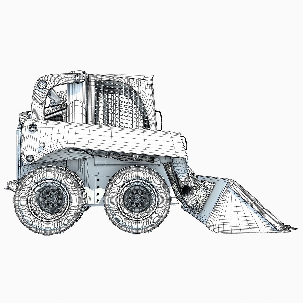 Skid Steer Loader 3D model_16