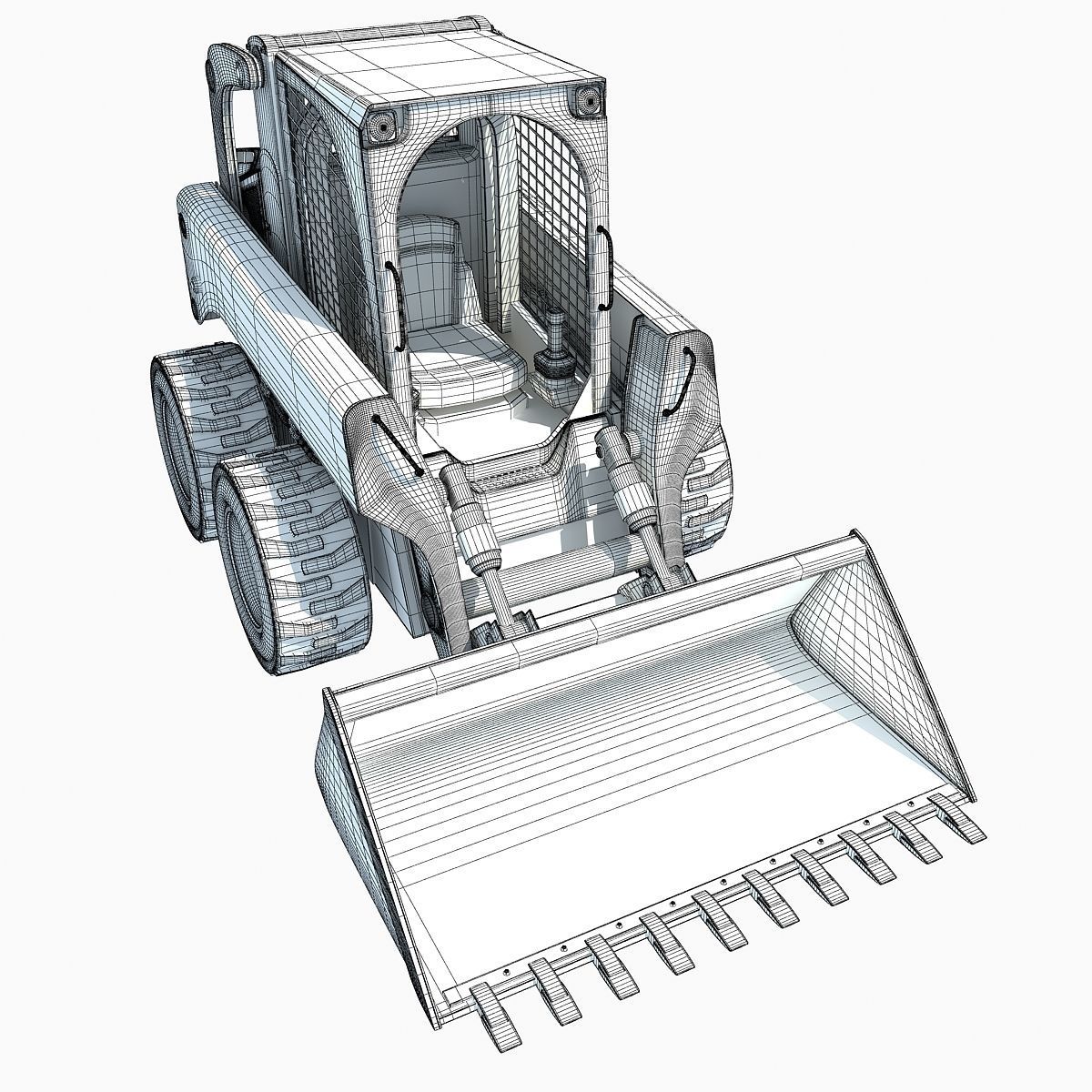 Skid Steer Loader 3D model_15