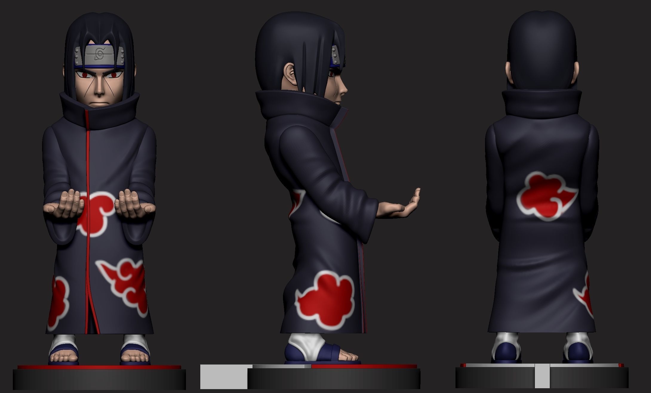 Itachi Uchiha 3D print model_1