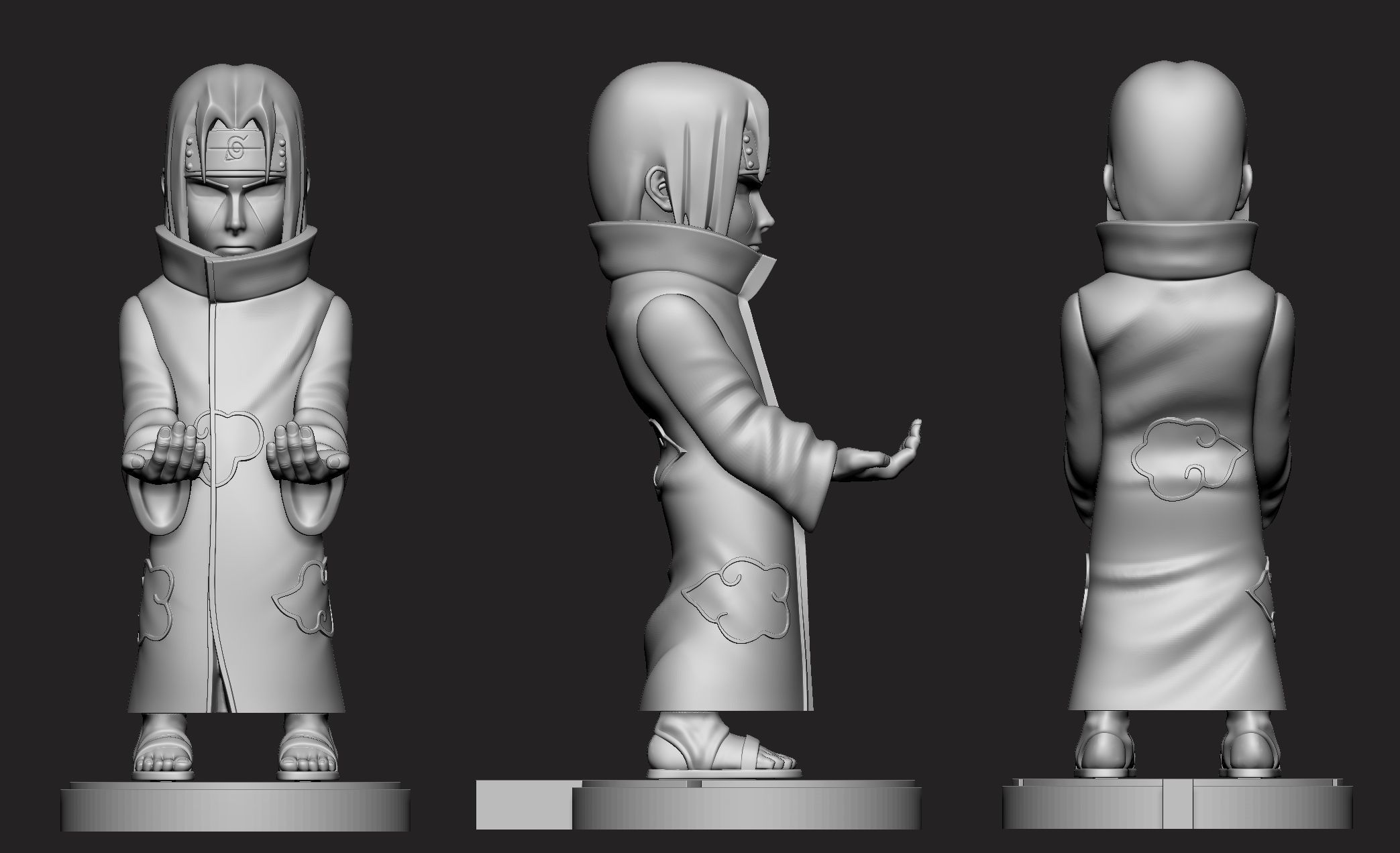 Itachi Uchiha 3D print model_3