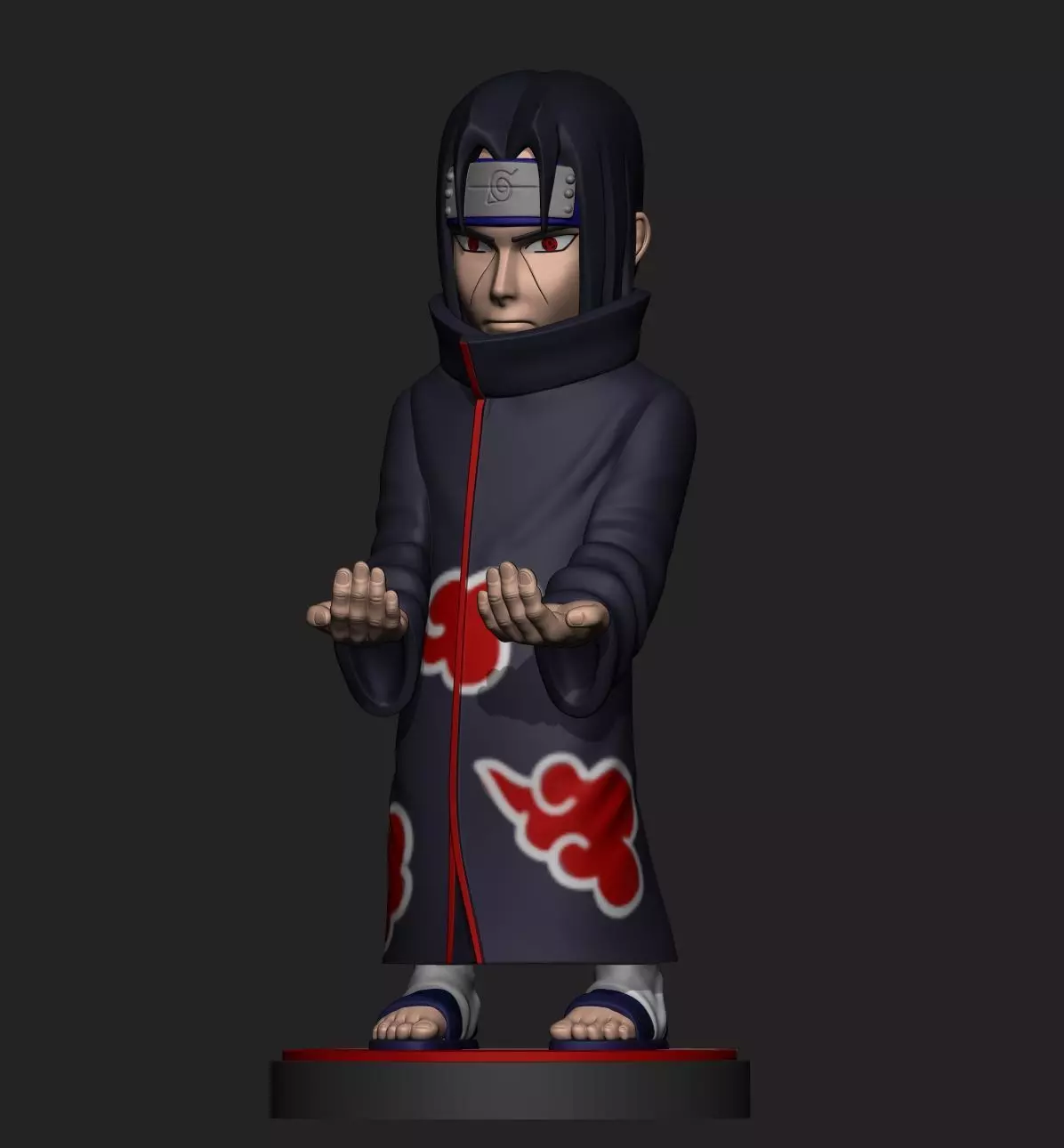 Itachi Uchiha 3D print model_0