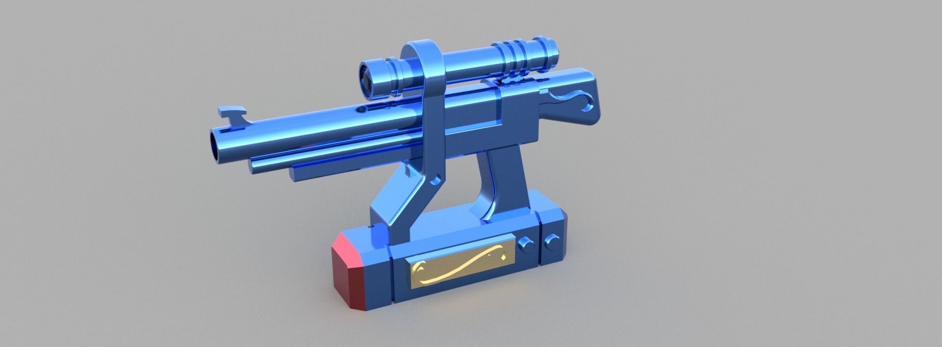 BRAVESTAR GUN 3D model_4