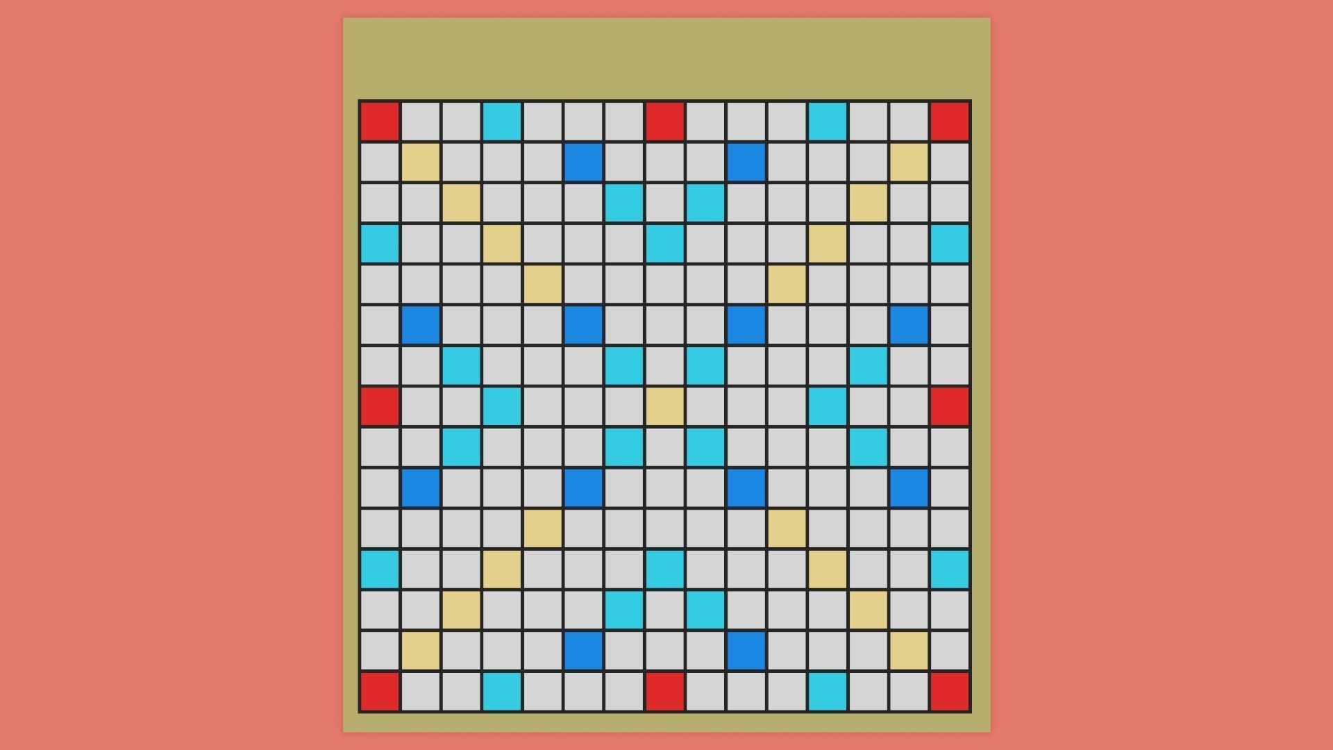 Voxel Scrabble Game Low-poly 3D model_5