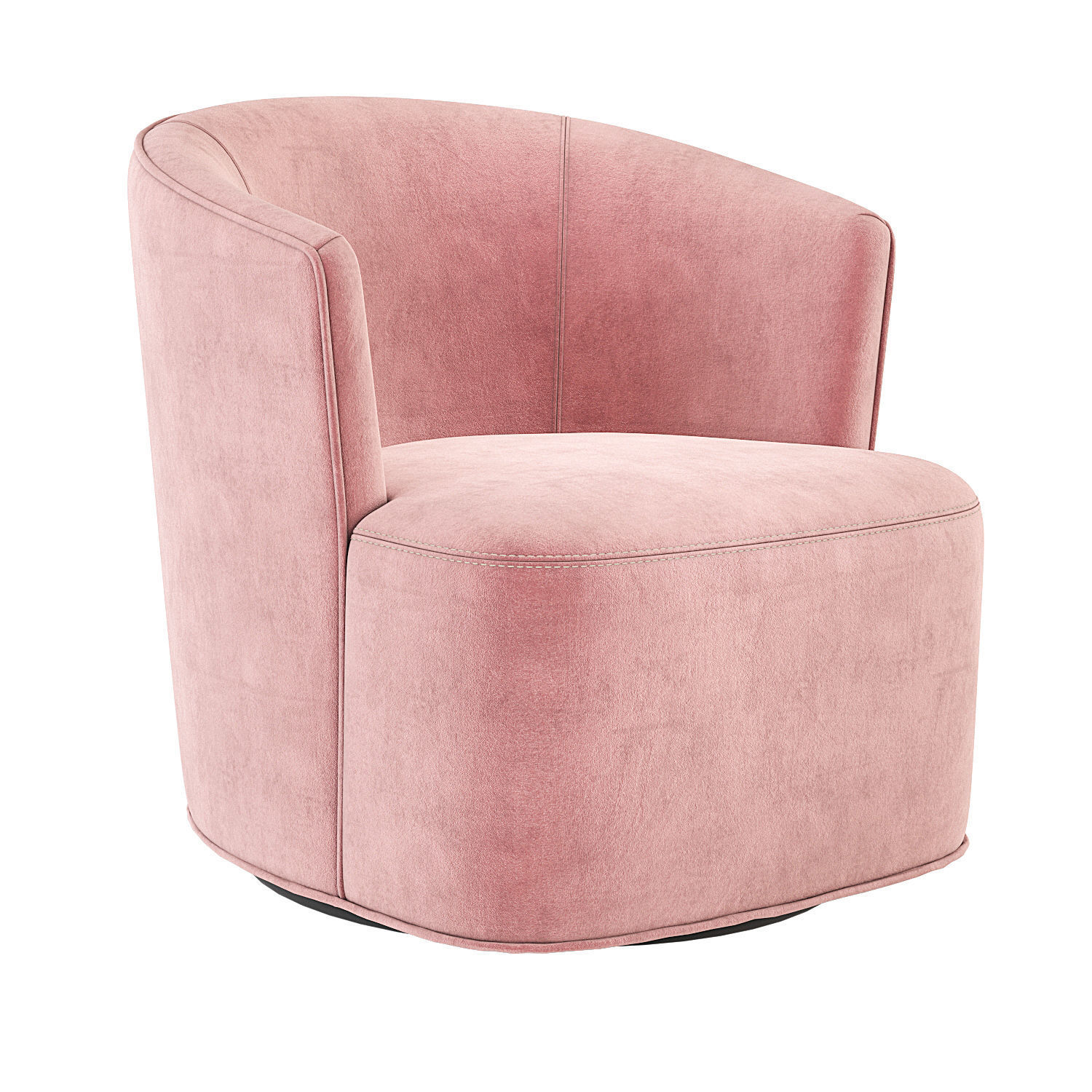 Arden Swivel Chair Restoration Hardware RH 3D model_5