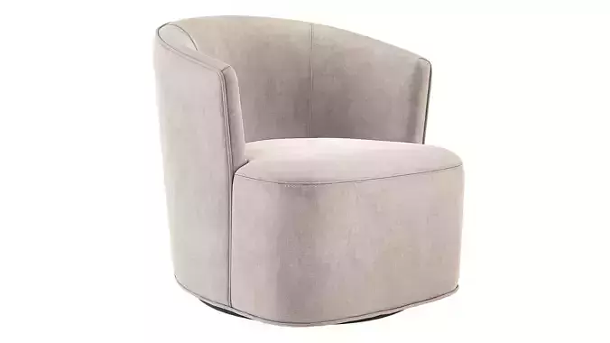 Arden Swivel Chair Restoration Hardware RH 3D model