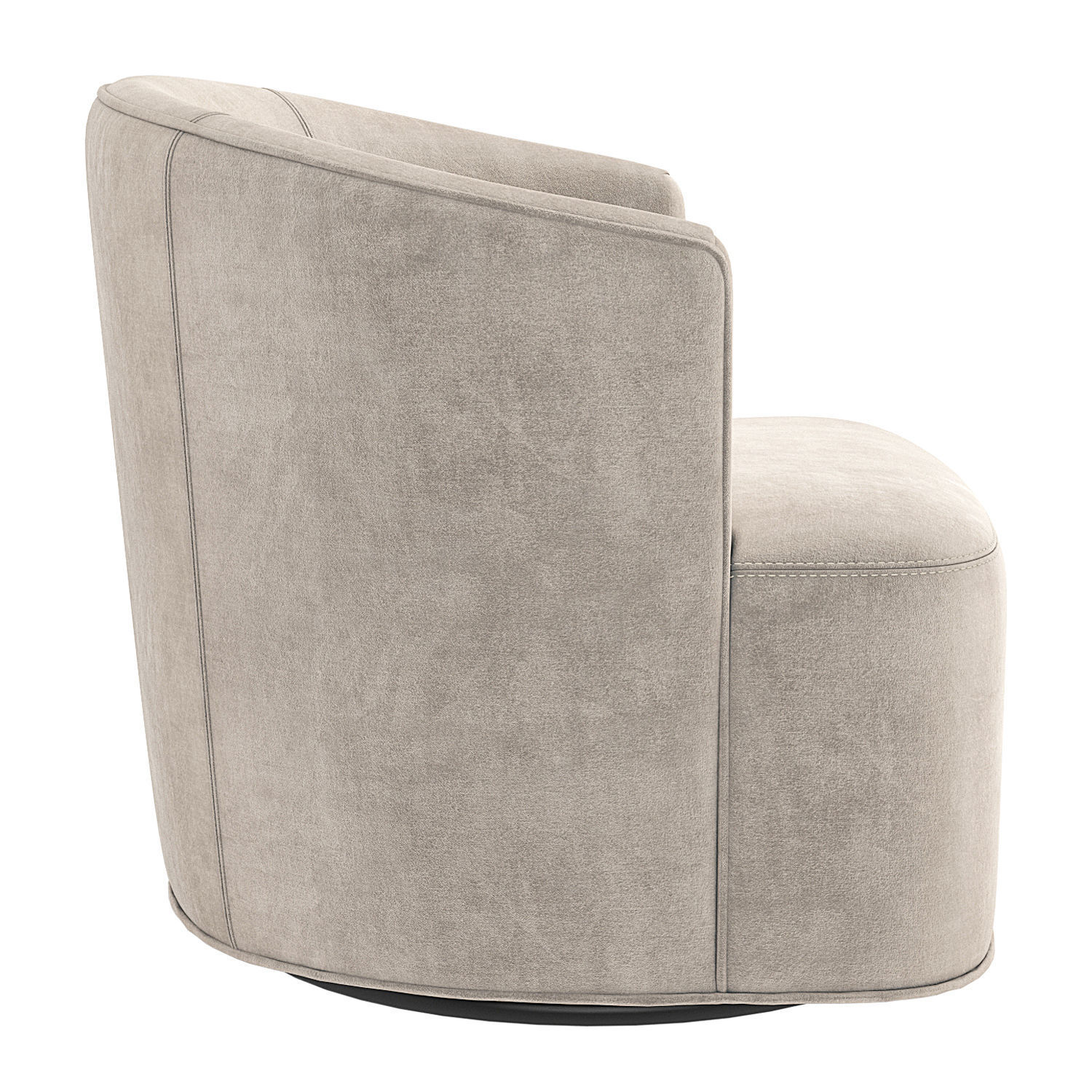 Arden Swivel Chair Restoration Hardware RH 3D model_3