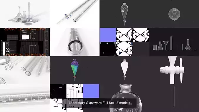 Laboratory Glassware Full Set