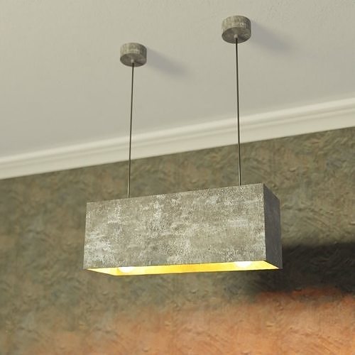 Chandelier concrete Free 3D model