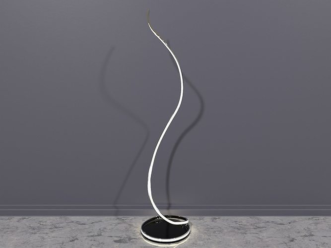 Modern Floor Lamp Low-poly 3D model