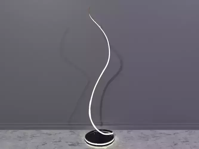 Modern Floor Lamp Low-poly 3D model