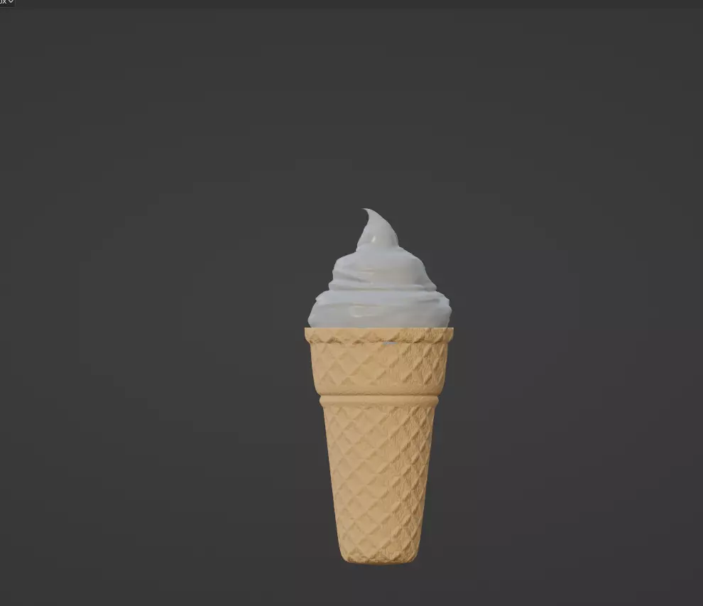 ice cream  3D model_0