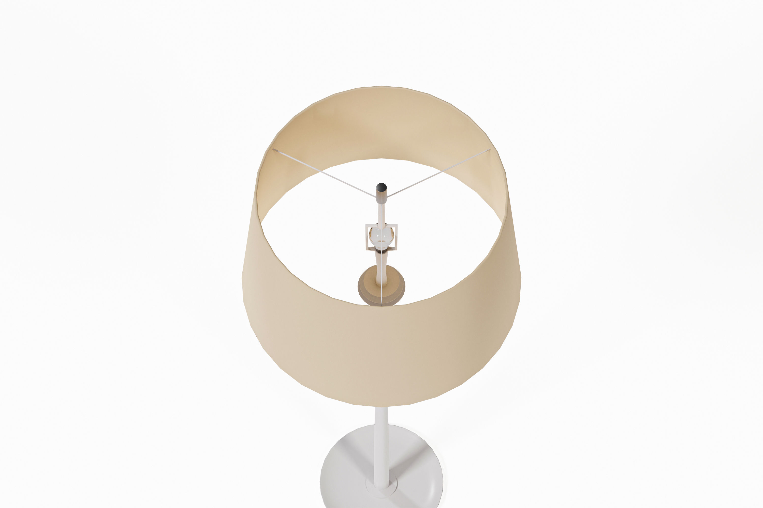 Modern Design Standing Lamp Low-poly 3D model_5
