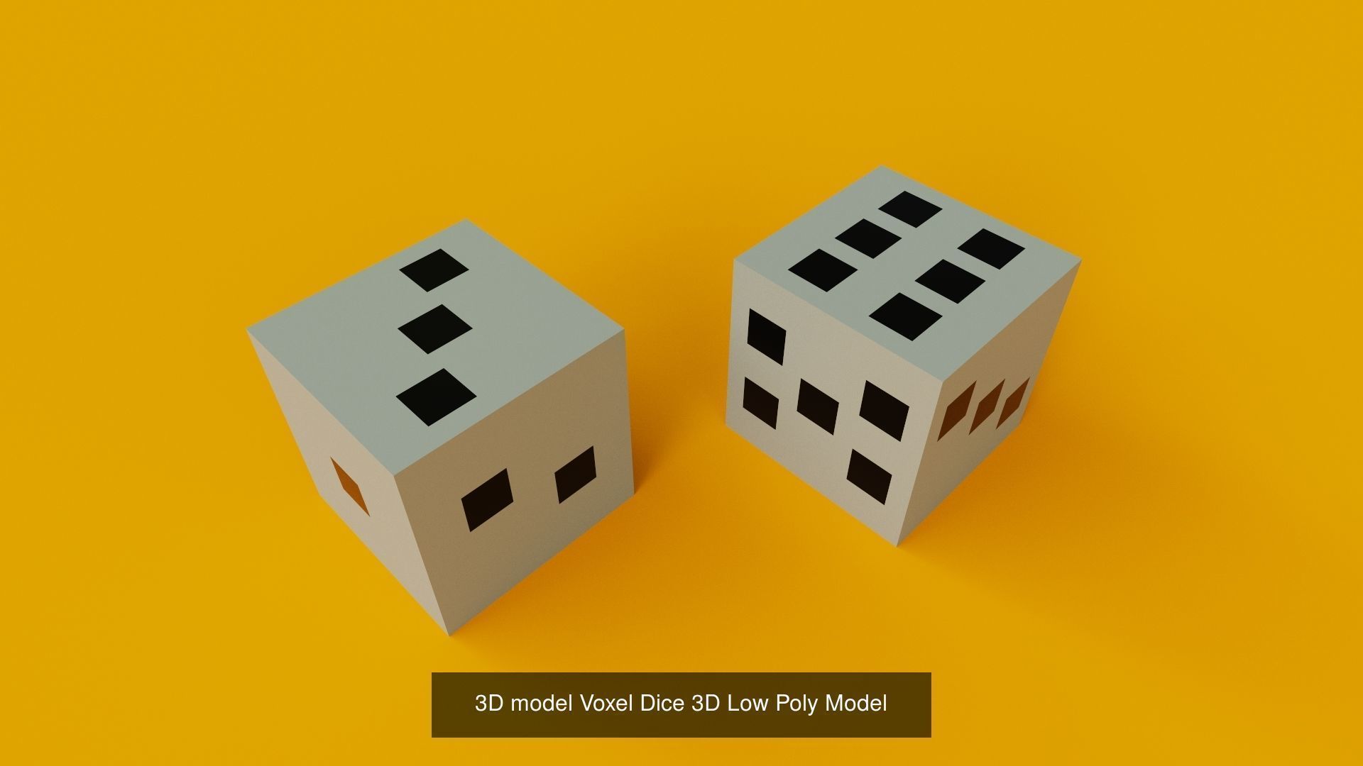 Voxel Board Games 3D Model Collection_1
