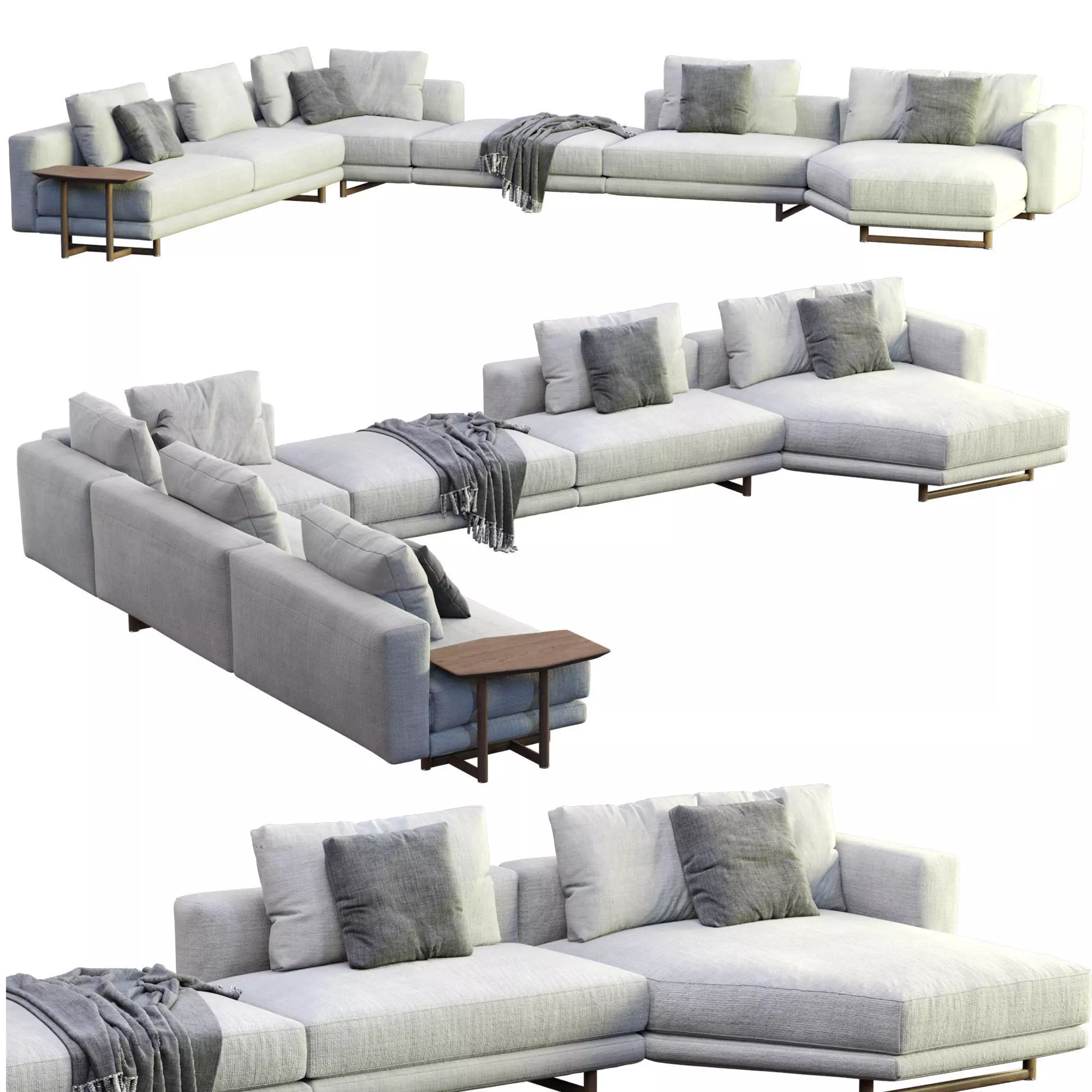 Abacus Sofa By Porada 3D model_0